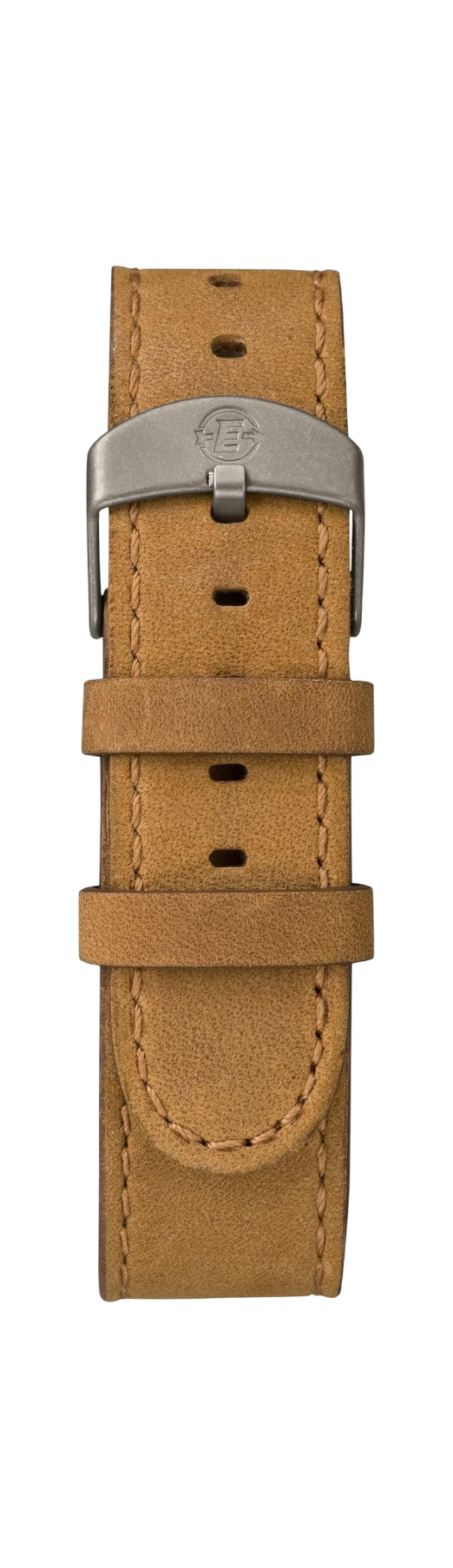 Correa de cuero marrón para reloj Timex Expedition Scout de DEL MORAL | RELOJES con hebilla de metal gris