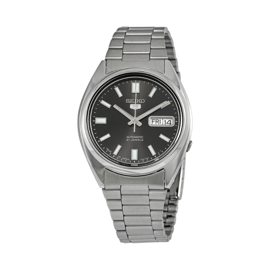Reloj automático Seiko 5 SNXS79J1 de DEL MORAL | RELOJES con esfera negra, caja y correa de acero inoxidable